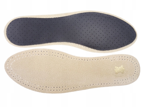 WKŁADKI SKÓRZANE z WĘGLEM AKTYWNYM PRZECIWPOTNE 42