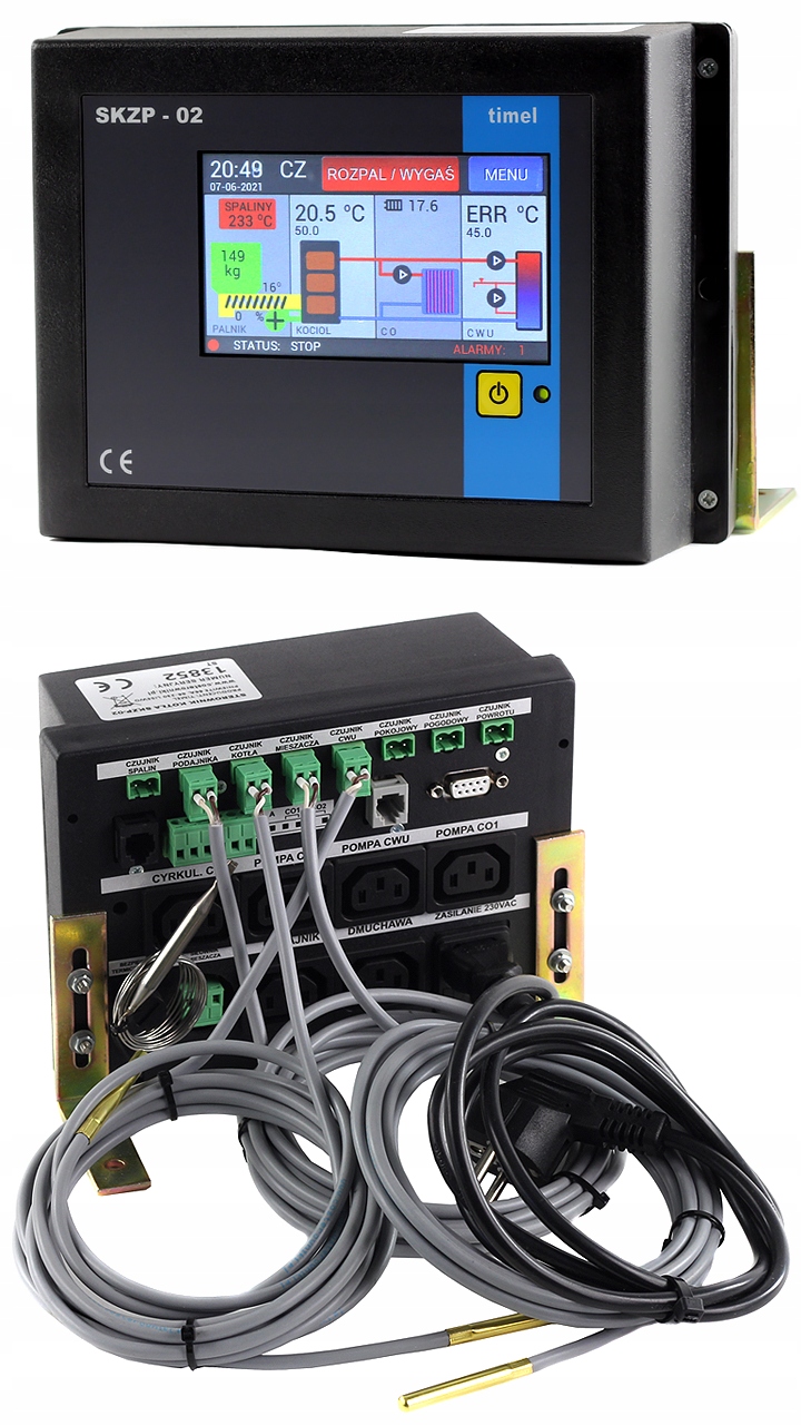 KOCIOŁ PIEC Z PODAJNIKIEM 14 KW DO 160m2 EKOSILNIK Waga produktu z opakowaniem jednostkowym 395 kg