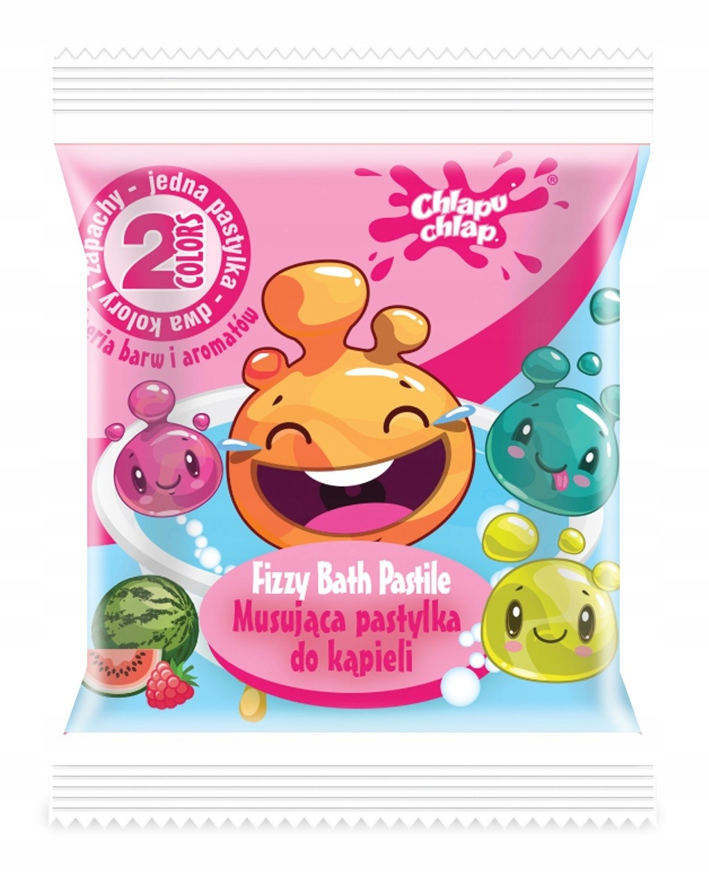 

Est Dwukolorowa pastylka d/kap malina/arbuz