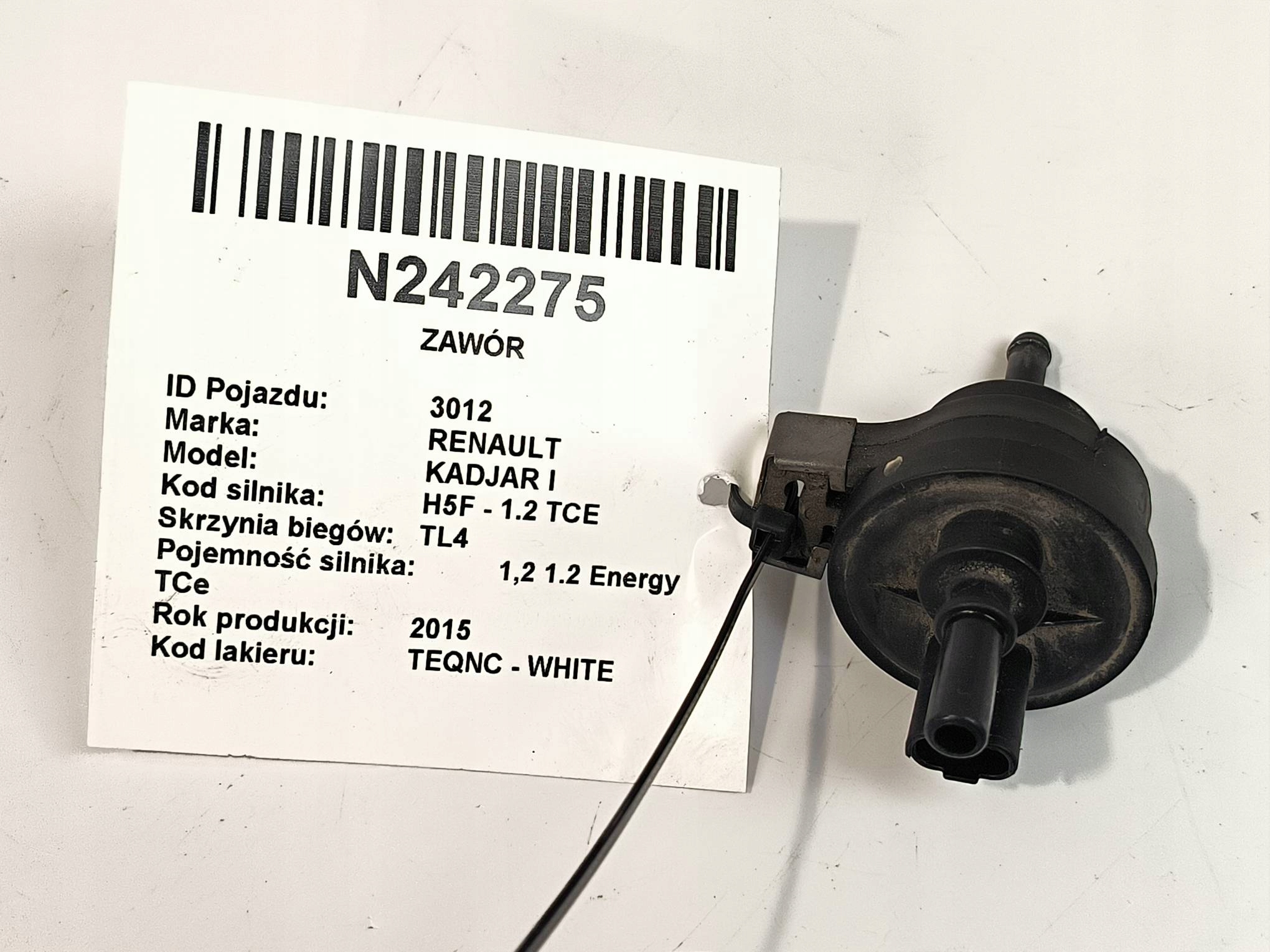 VALVOLA 29036755 RENAULT KADJAR e