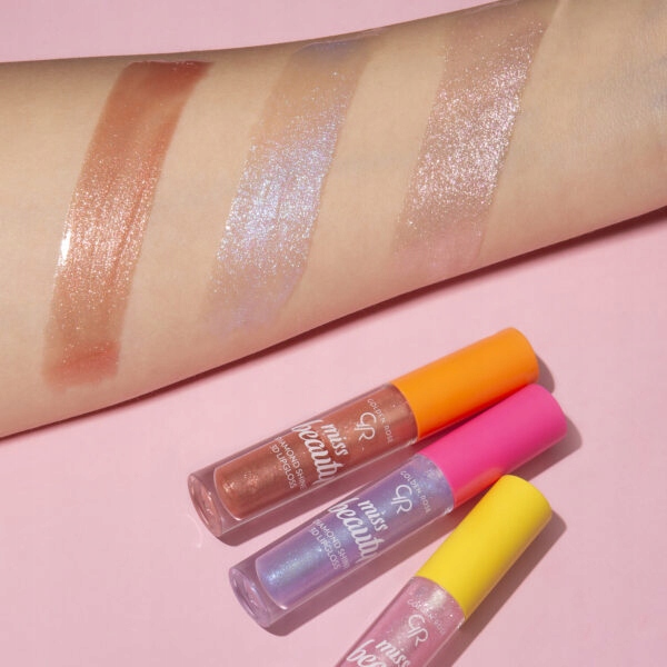 Błyszczyk Diamond 3D Miss Beauty 03 Golden Rose Marka Golden Rose