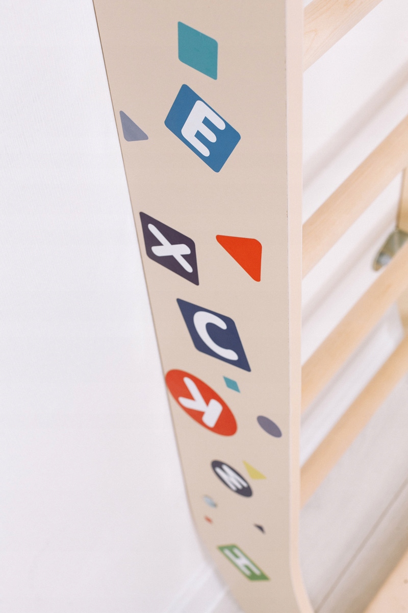 Drabinka gimnastyczna Mini Color do pokoju dzieci Model Mini Color