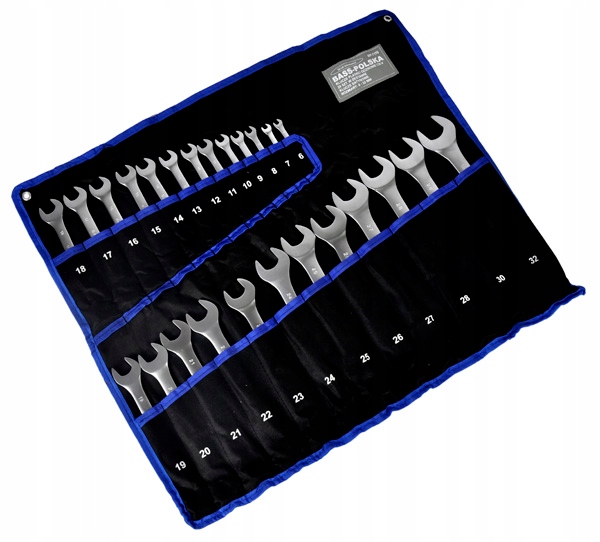 

Zestaw kluczy klucze płasko-oczkowe 25szt 6-32mm
