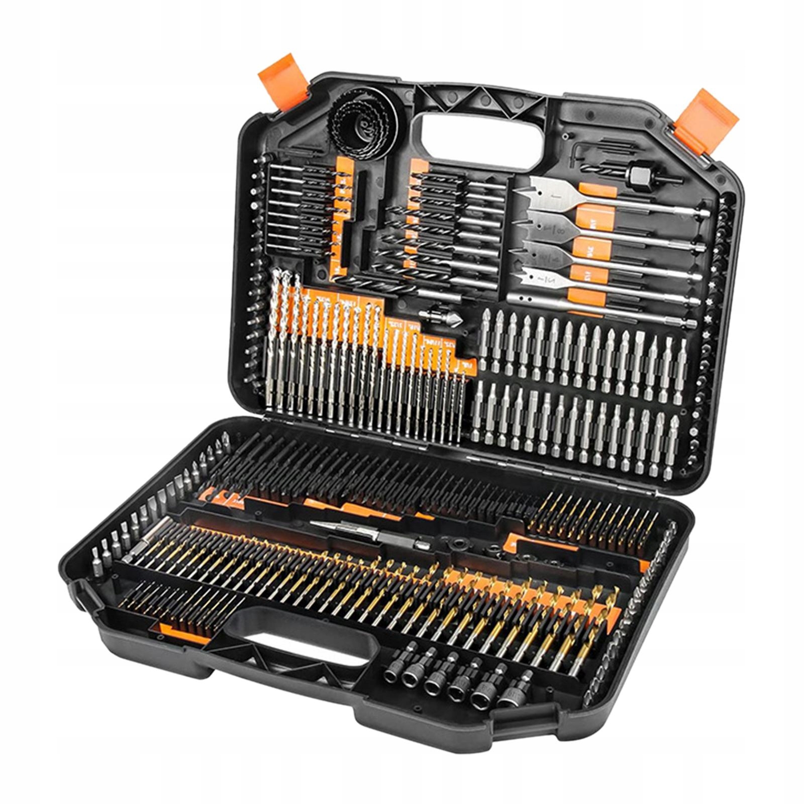 246x набір свердел для шуруповерта для дерева, металу, цементу