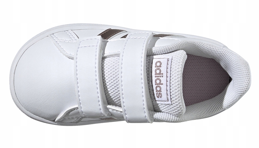 26 BUTY DZIECIĘCE ADIDAS EF0116 BIAŁE ZŁOTE RZEPY EAN (GTIN) 4061622750748