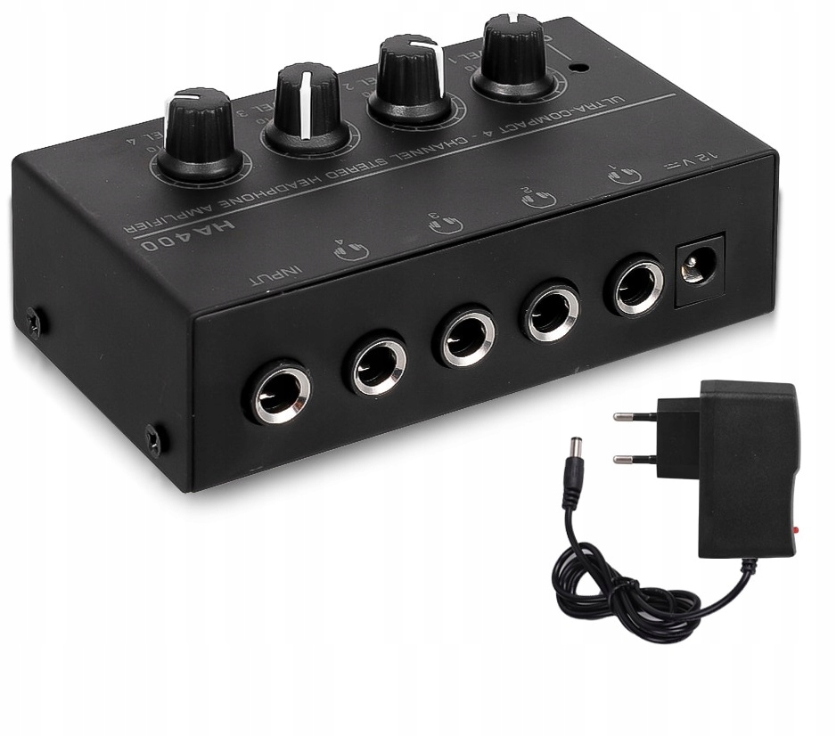 4-kanałowy wzmacniacz słuchawkowy Behringer HA400