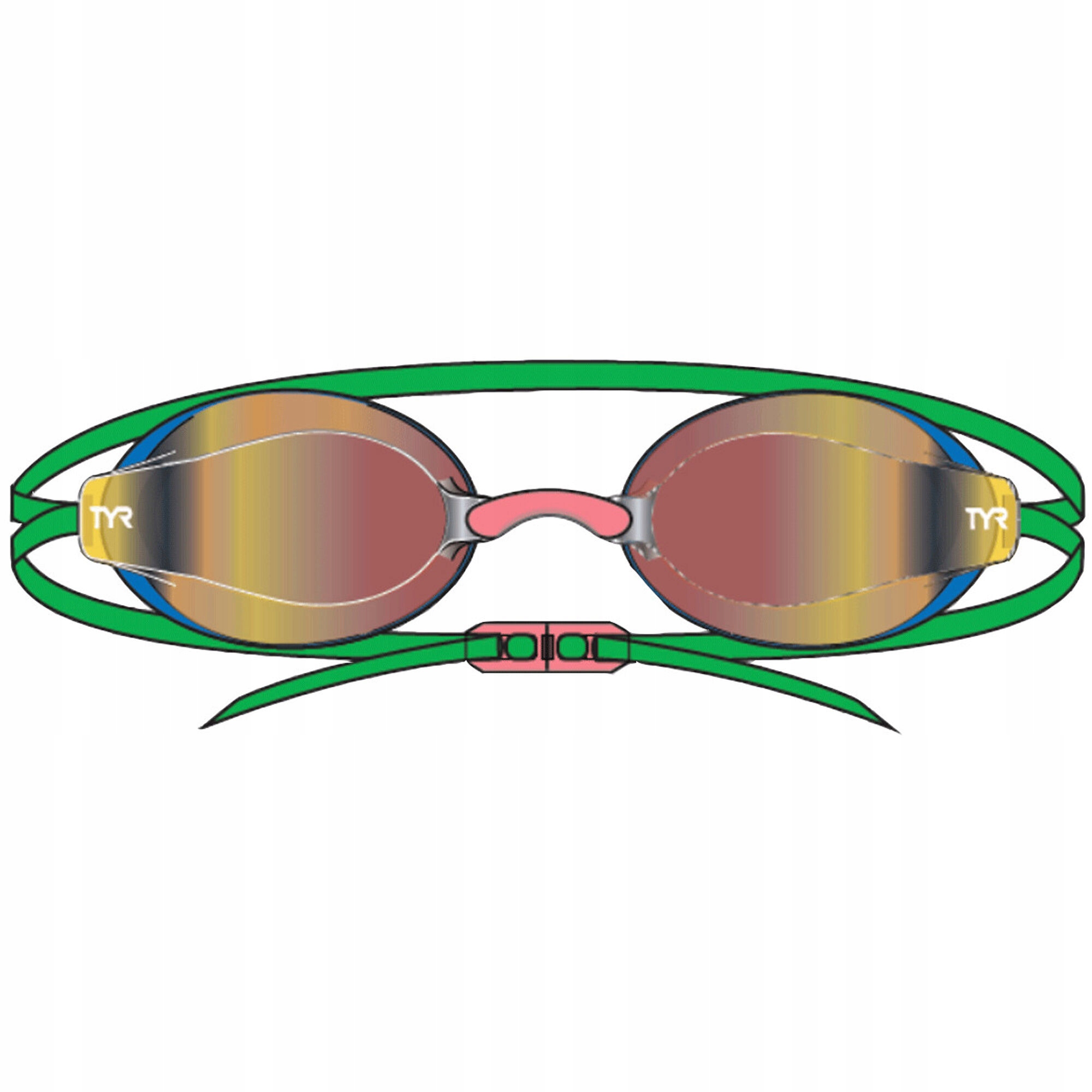Tyr Blackops 140 Ev Mirrored Okulary Do Pływania Okularki Na Basen Mirror