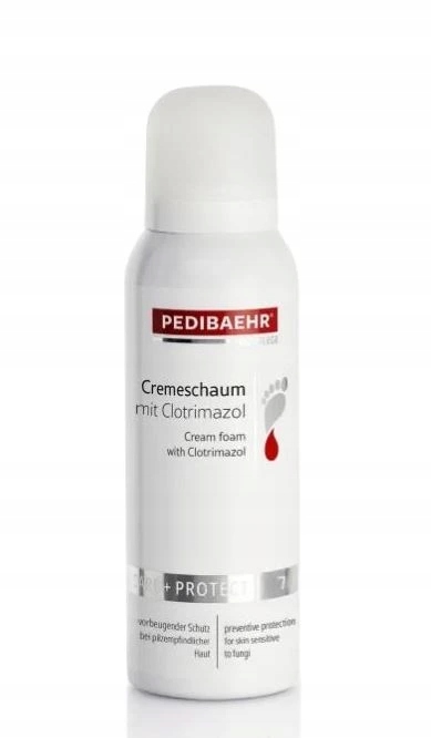 Pedibaehr Krémová pěna s klotrimazolem a s ureou (10%) 125 ml