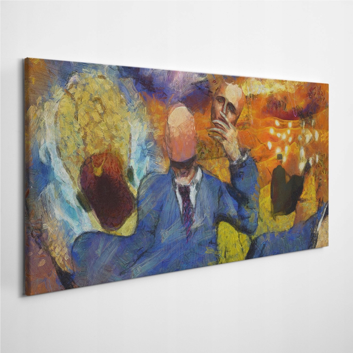 

Fotoobraz na płótnie Abstrakcja Człowiek 100x50 cm