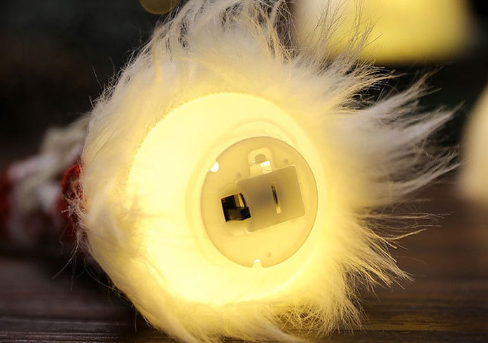 SKRZAT KRASNAL GNOM ŚWIĄTECZNY MIKOŁAJ *LEDOWY* ŚWIECĄCY + ZAWIESZKA EAN (GTIN) 5906138973153