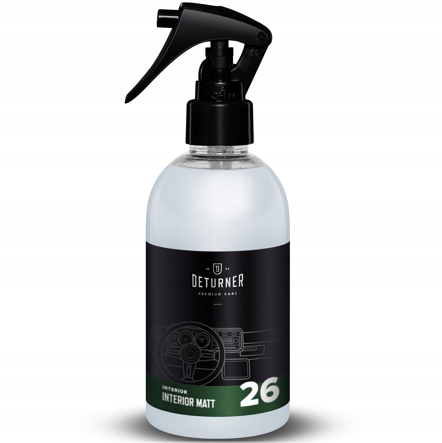 DETURNER _ INTERIOR MATT 250ML _ DRESSING DO WNĘTRZA ODŻYWIA I CHRONI