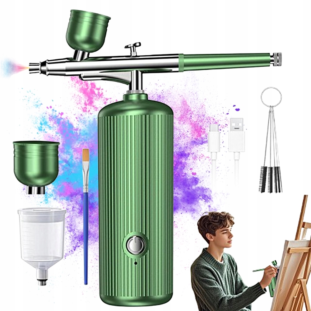 Aerograf Na Zdobení Nehtů 0.3 MM 15 Lpm Pro Modely A Dekorace