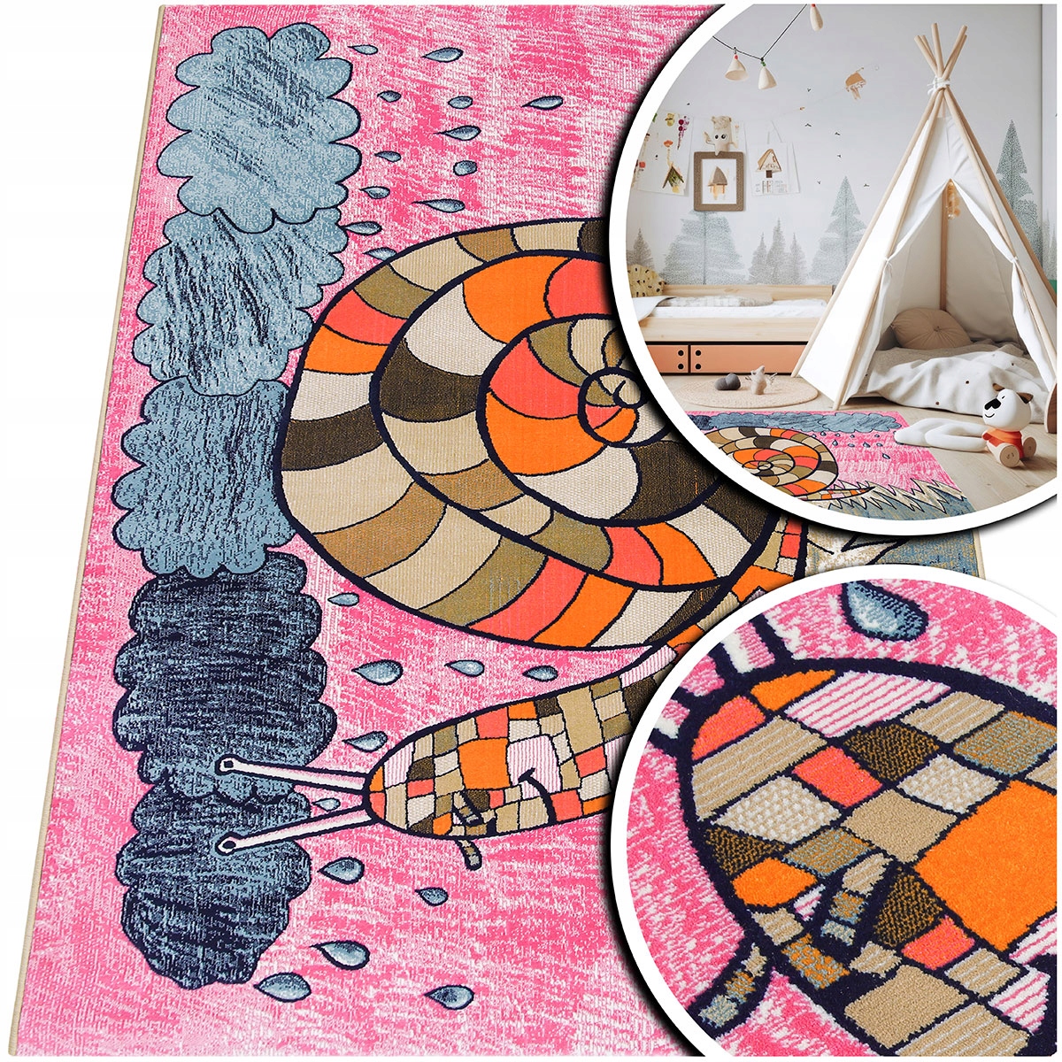 Barevný Koberec Do Dětského Pokoje Koberec Dětský Pro Děti 160x230