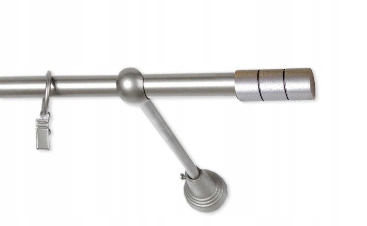 Wspornik pojedynczy do karnisza 16 mm Kolor mosiądz srebrny złoty