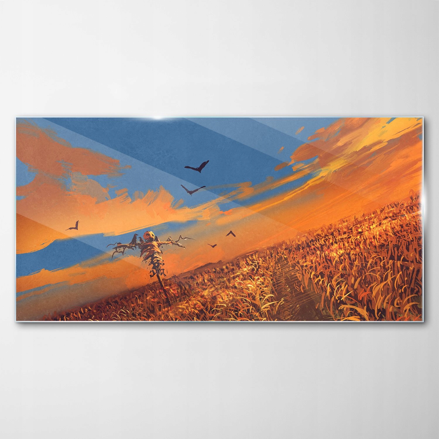 

Obraz Szklany Dekor Kukurydza Zachód Słońca 140x70