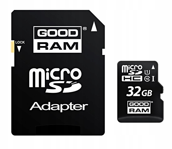 

Karta pam MicroSD 32GB Goodram adapter Class 10