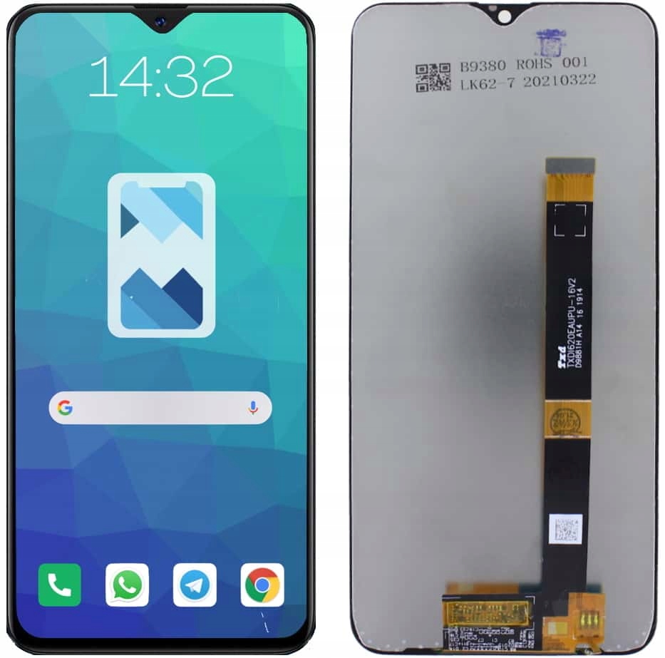 

Wyświetlacz LCD Ekran do Oppo A12 CPH2077 Czarny