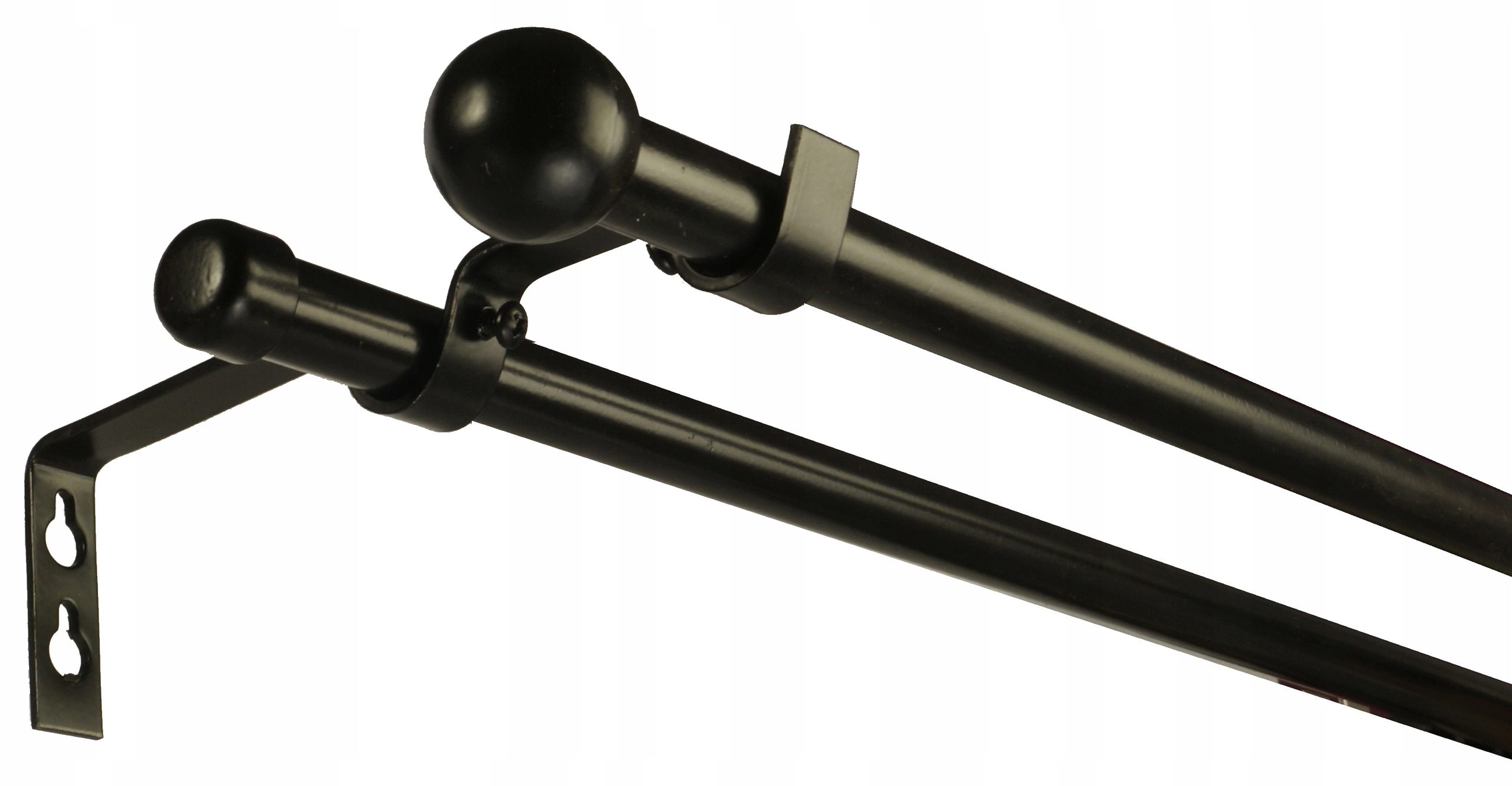 

Karnisz Pro metal fi16 podwójny 150 cm bez kółek