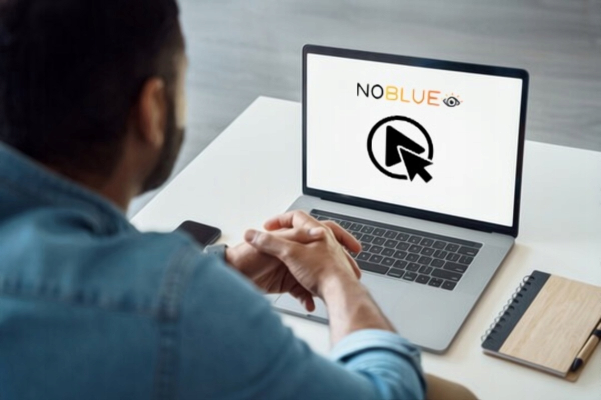 FILTR PRYWATYZUJĄCY NA MONITOR NoBlue 21,5″ . RODO Dłuższy bok 475 mm