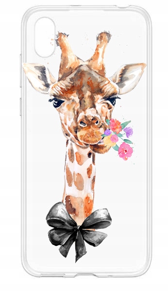 

etui silikon 1 mm żyrafa do Huawei Y5 2019