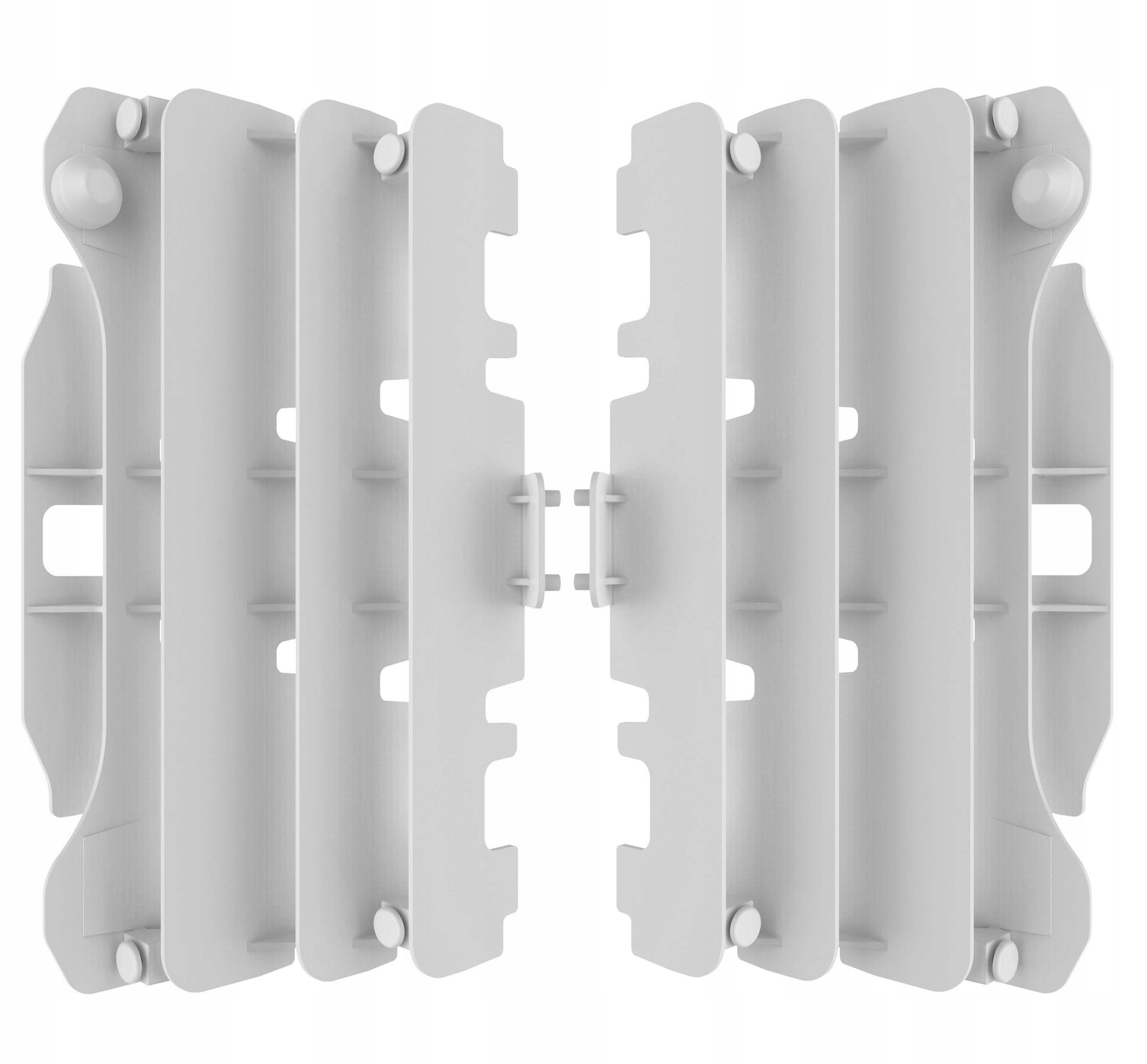 OSŁONY CHŁODNICY (KRATKI) YAMAHA YZ 250/450F '07-'09 KOLOR BIAŁY