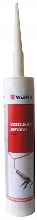 

Wurth Akryl Uszczelniacz Akrylowy Biały 310ML