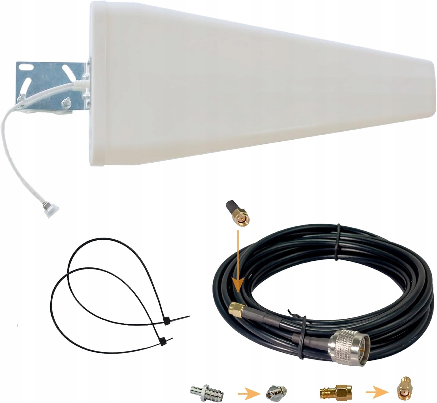 Vonkajšia anténa 5G/4G LTE/WiFi 12dBi 700 3700 MHz smerová Egasky