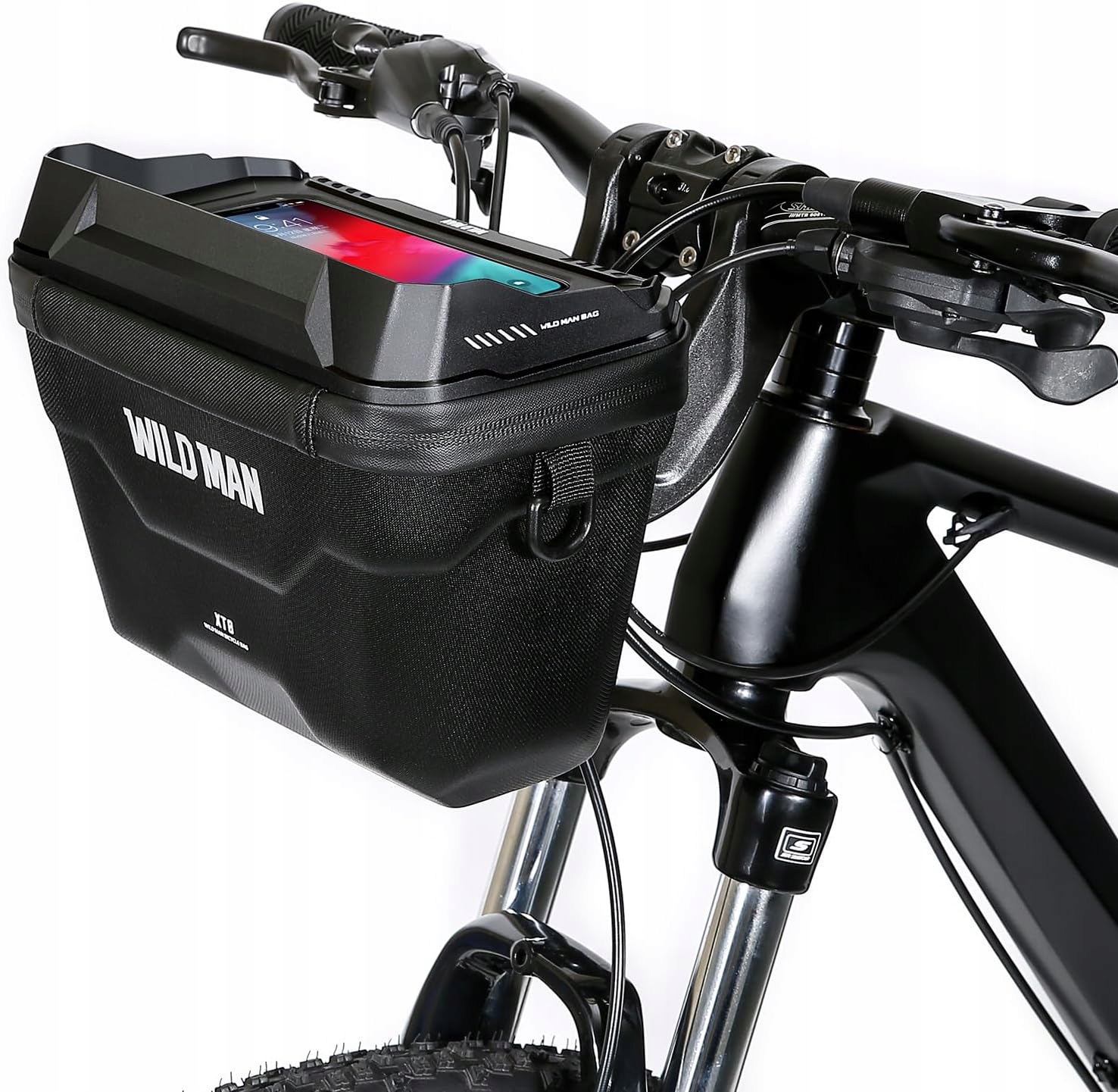 Wildman Torba Sakwa Rowerowa Na Kierownicę Na Rower Etui Na Telefon 3L