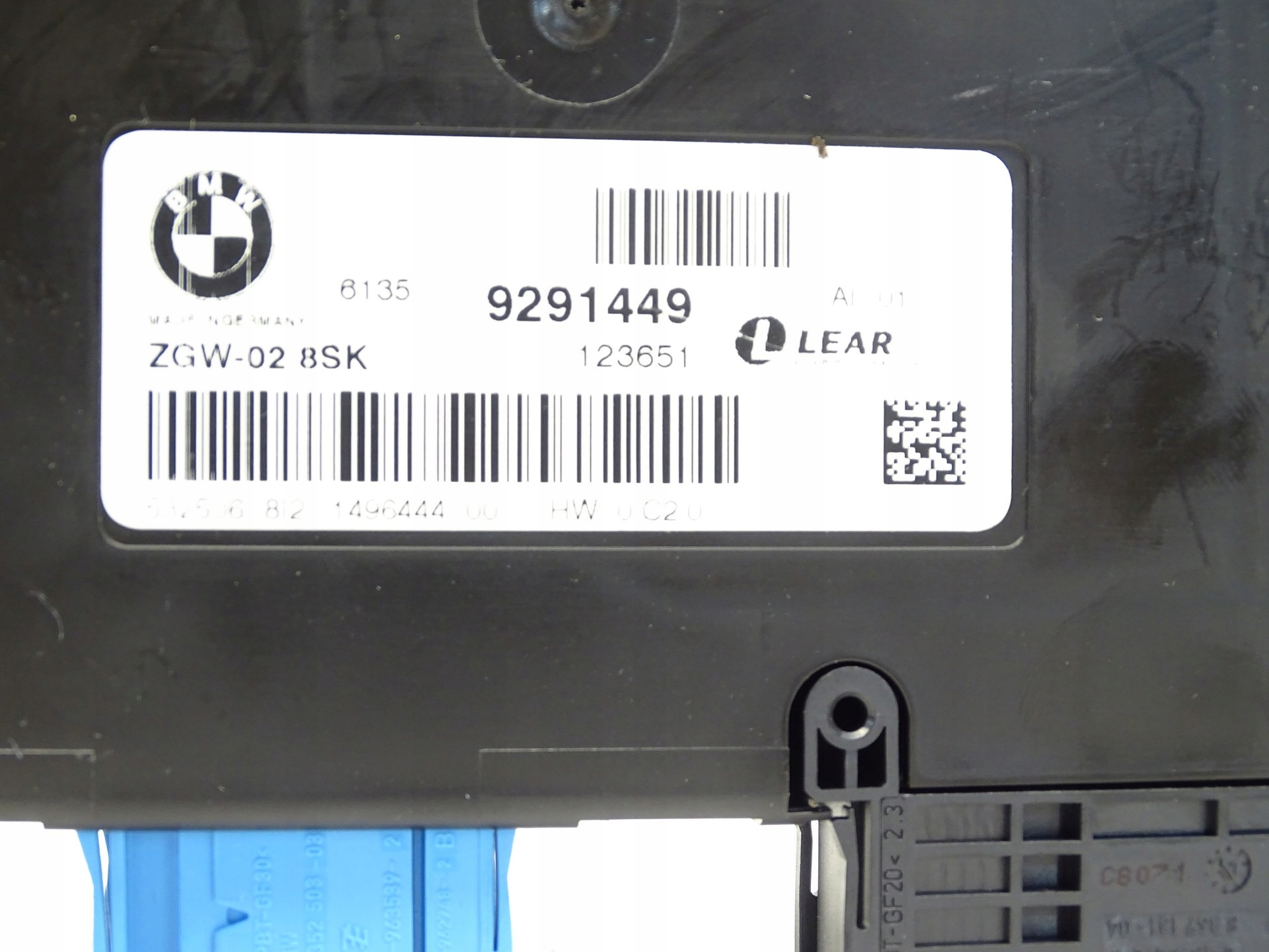 module control unit KAMERY BMW 5 F11 9291449