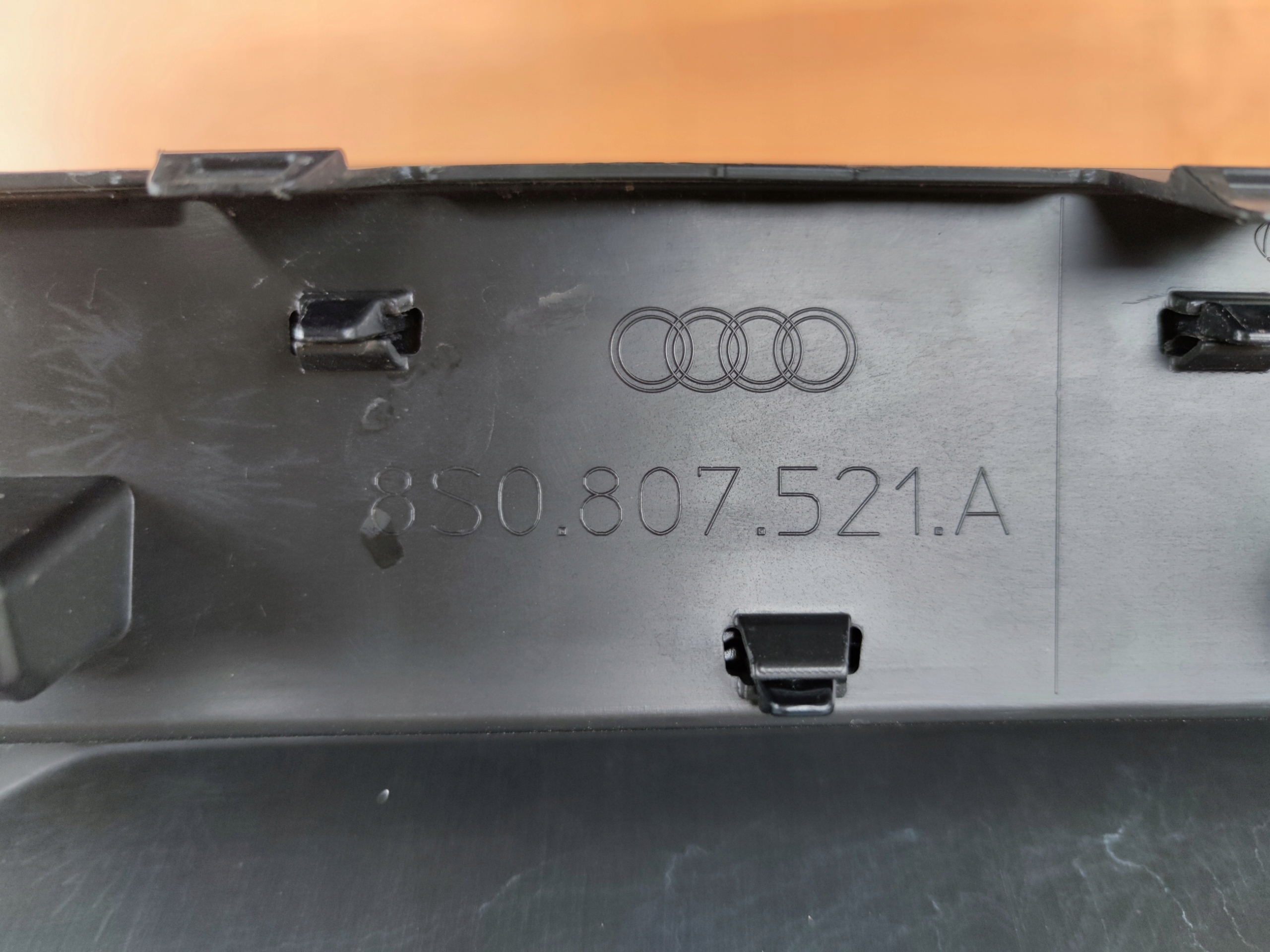 AUDI TT 8S 8S0 S-LINE SPOILER HECKSPOILER DER STOSSSTANGE