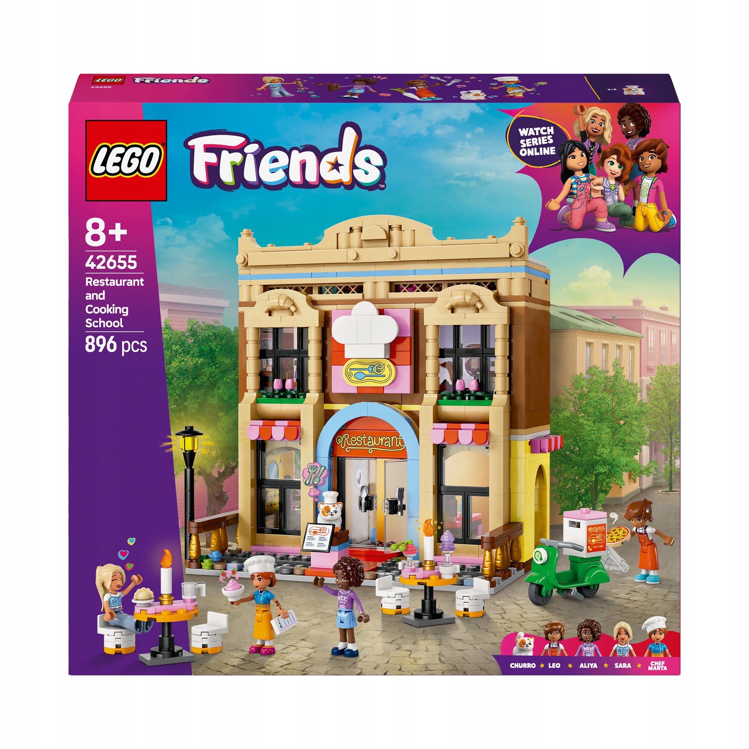 Lego 42655 Friends – Restaurace a škola vaření