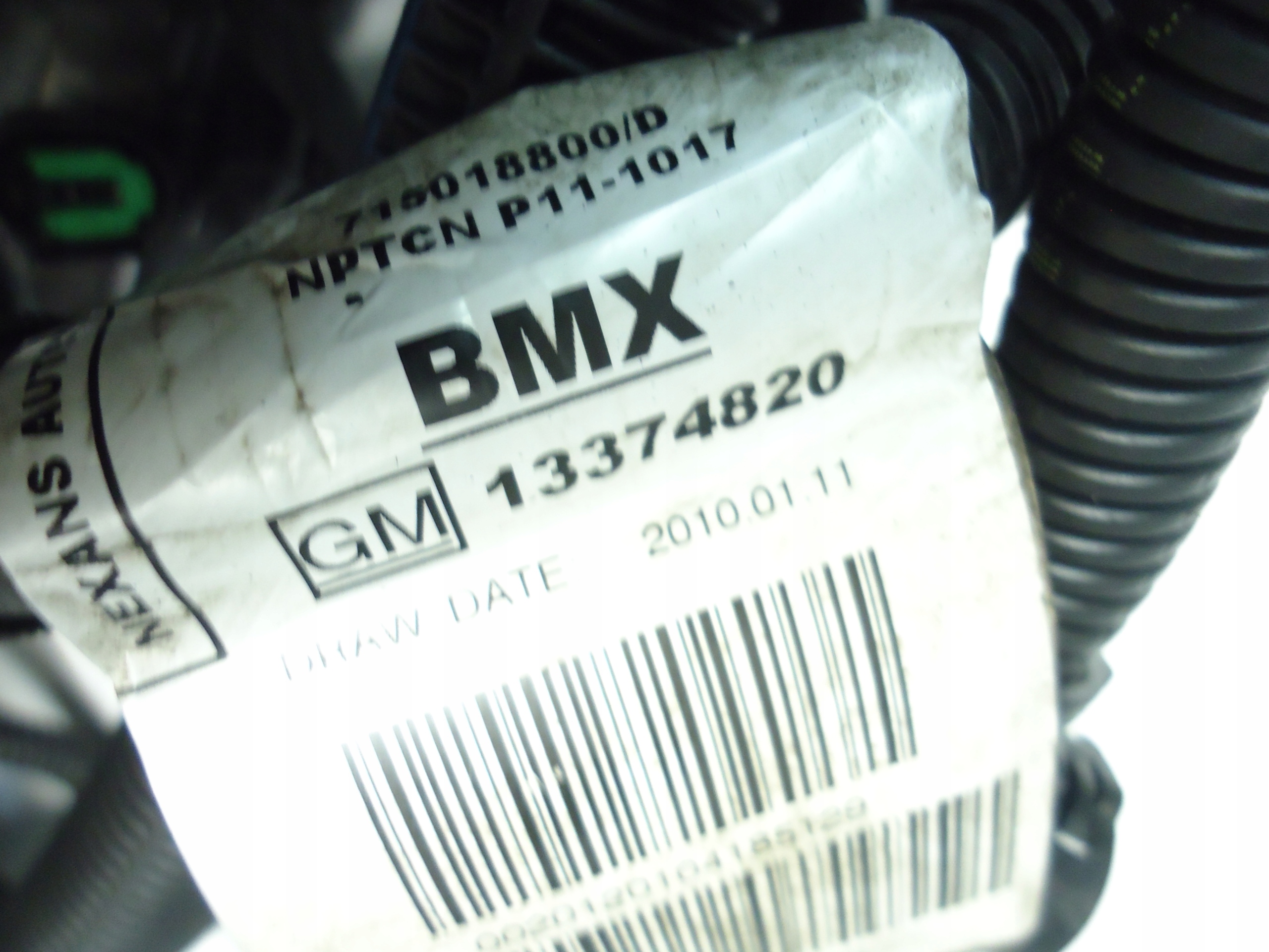 OPEL MERIVA B 1.4T A14NET bundle motor wiring 13374820