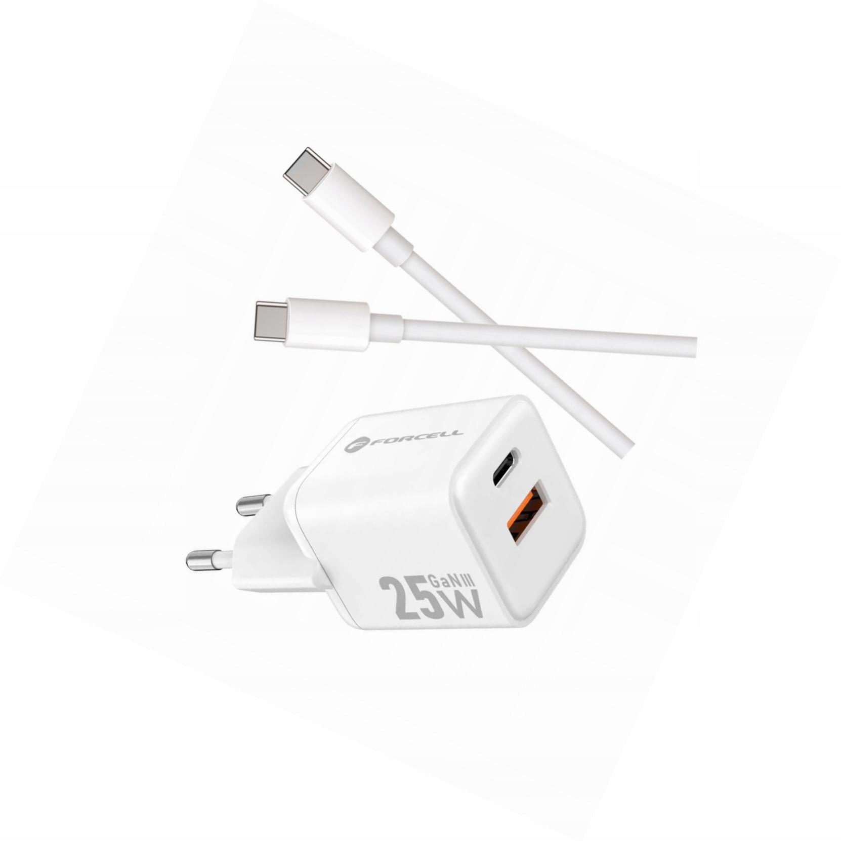 Szybka ładowarka Gan 25W 2 porty z kablem Usb-c do Samsung Galaxy A53 5G