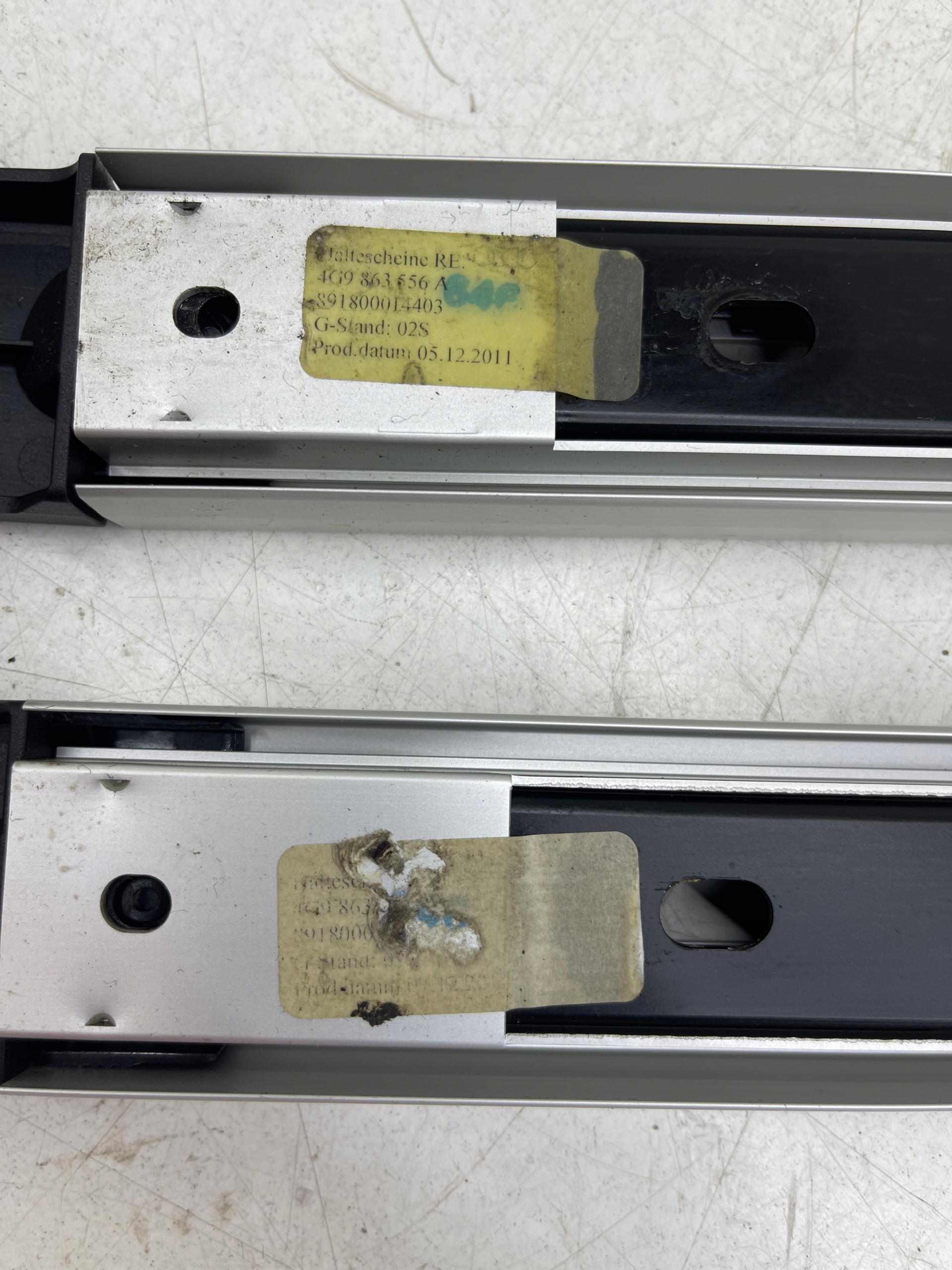 AUDI A6 C7 AVANT szyny brackets boot komplet