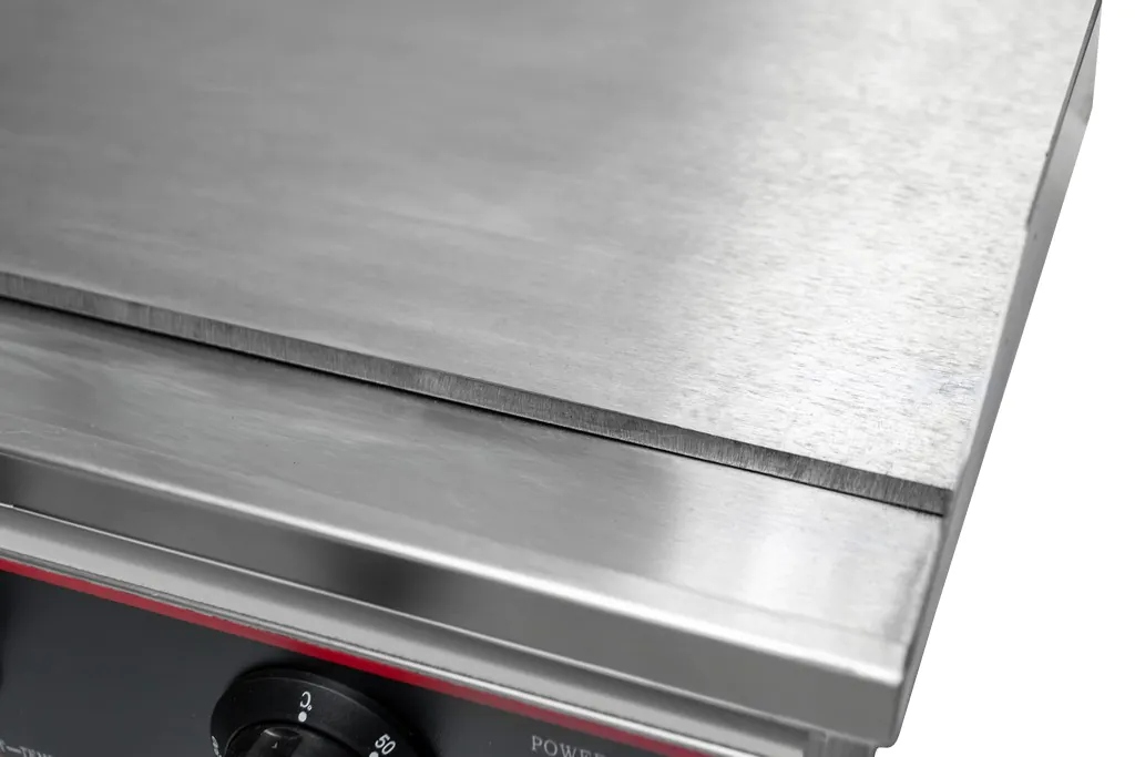 Płyta grillowa elektryczna gładka ze stali nierdzewnej 4.4 kW Mega-M Zasilanie elektryczne