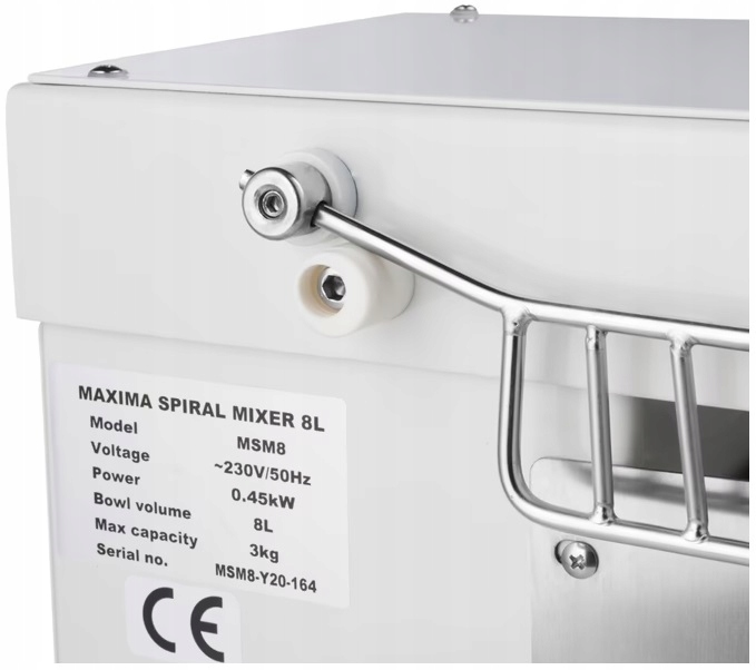 Mieszarka do Ciasta Mikser Spiralny Miesiarka 8L Maxima 09361008