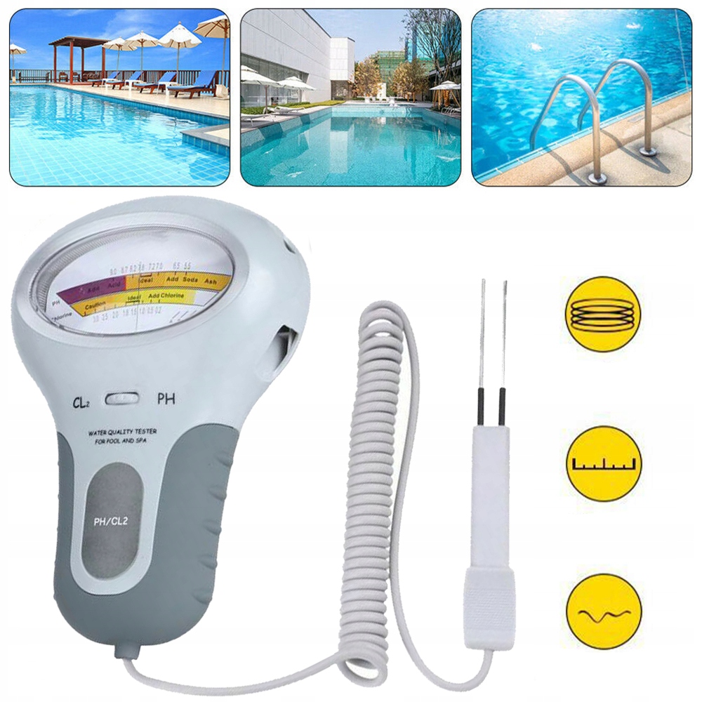 Tester Chloru A Ph S Testerem Kvality Vody Pro Rodinný Lázeňský Bazén