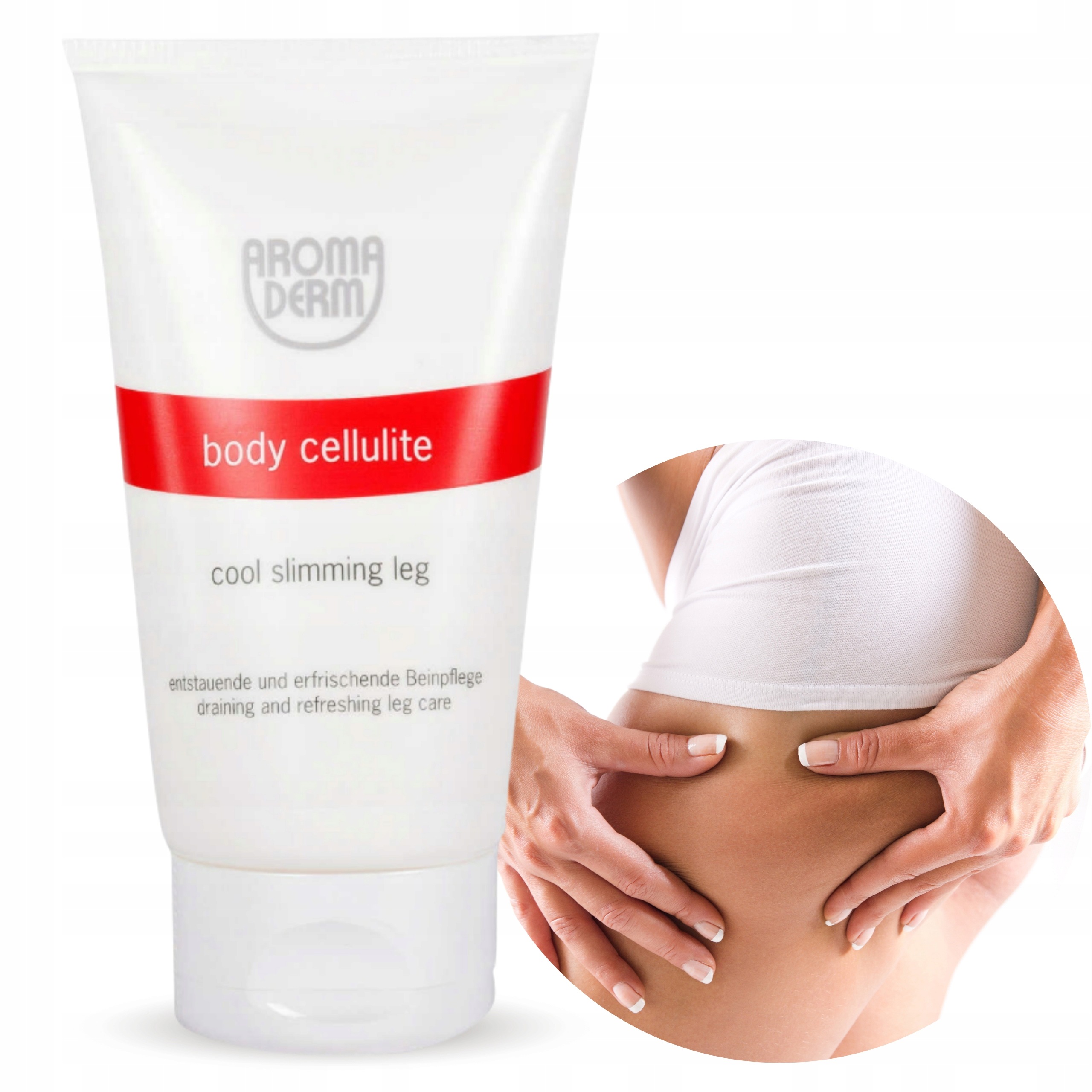 Żel Cellulit Wodny Ciężkie Nogi Chłodzący Drenaż Detoks 150ml Aroma Derm