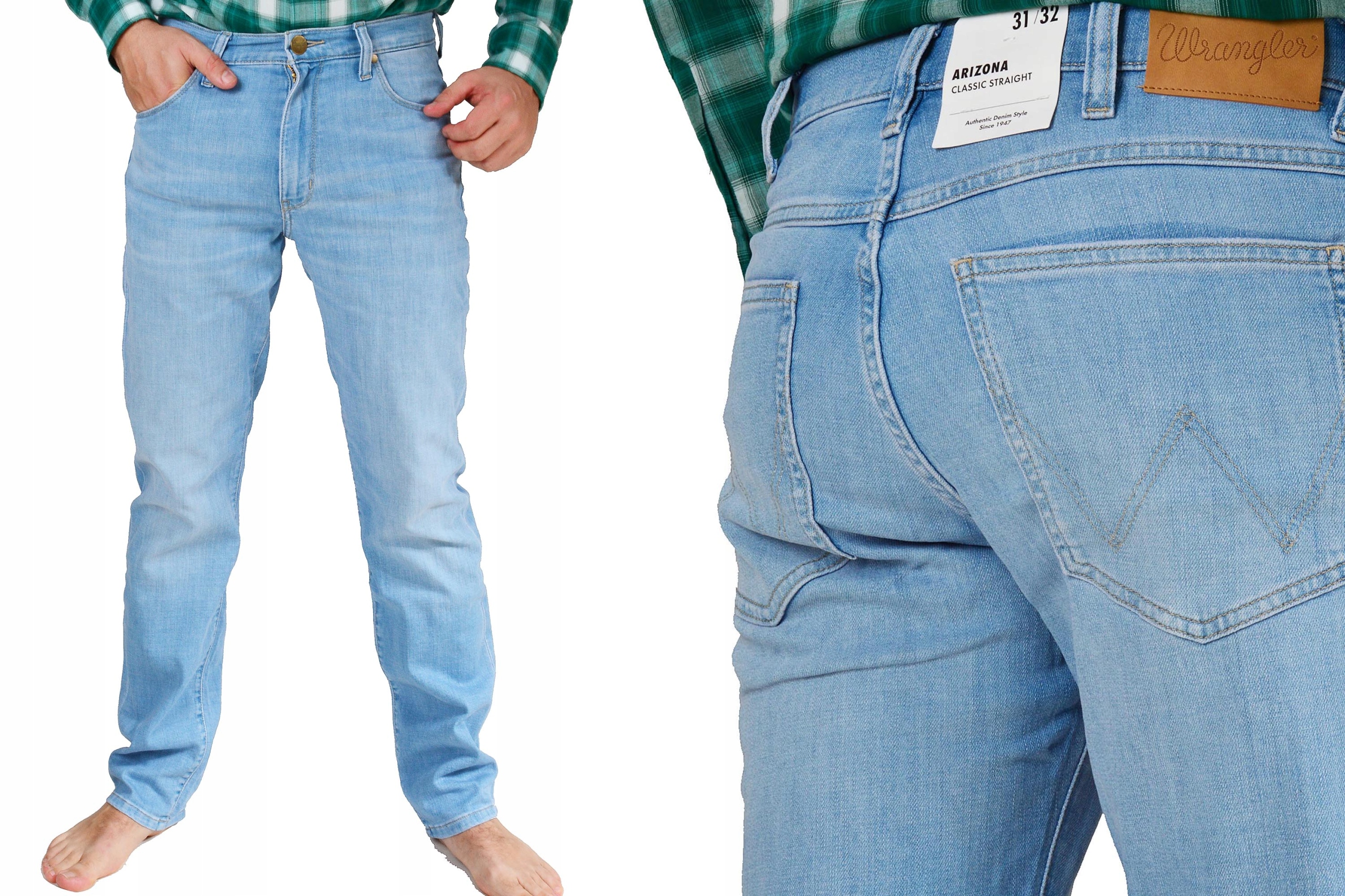 

Wrangler Spodnie Arizona jeans W36 L34 męskie