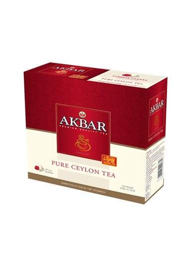 Levně Akbar čaj čaj Pure Ceylon 100 sáčků