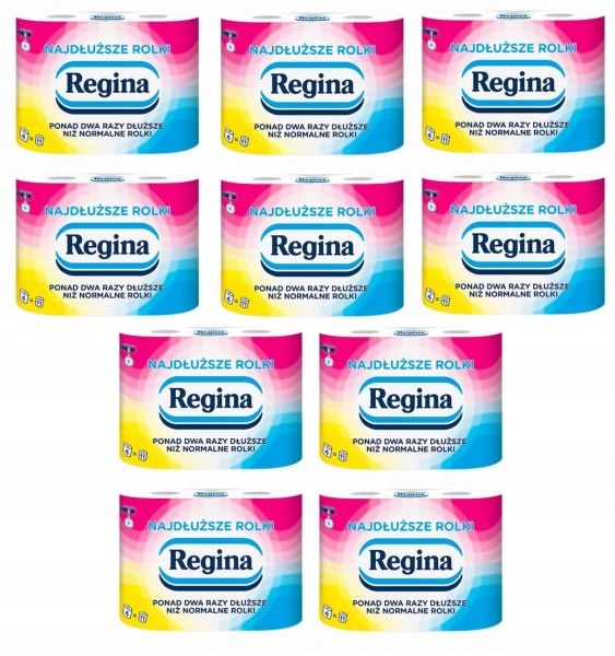 

Najdłuższy Papier Toaletowy Regina x 10 opakowań