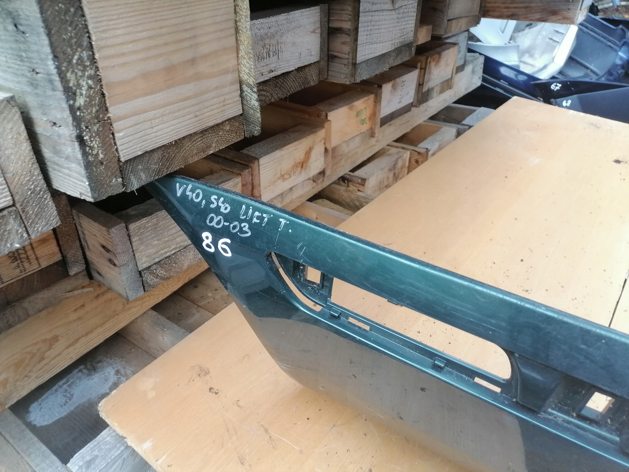 STOSSSTANGE HECK VOLVO S40 00-03 SEDAN 30865538