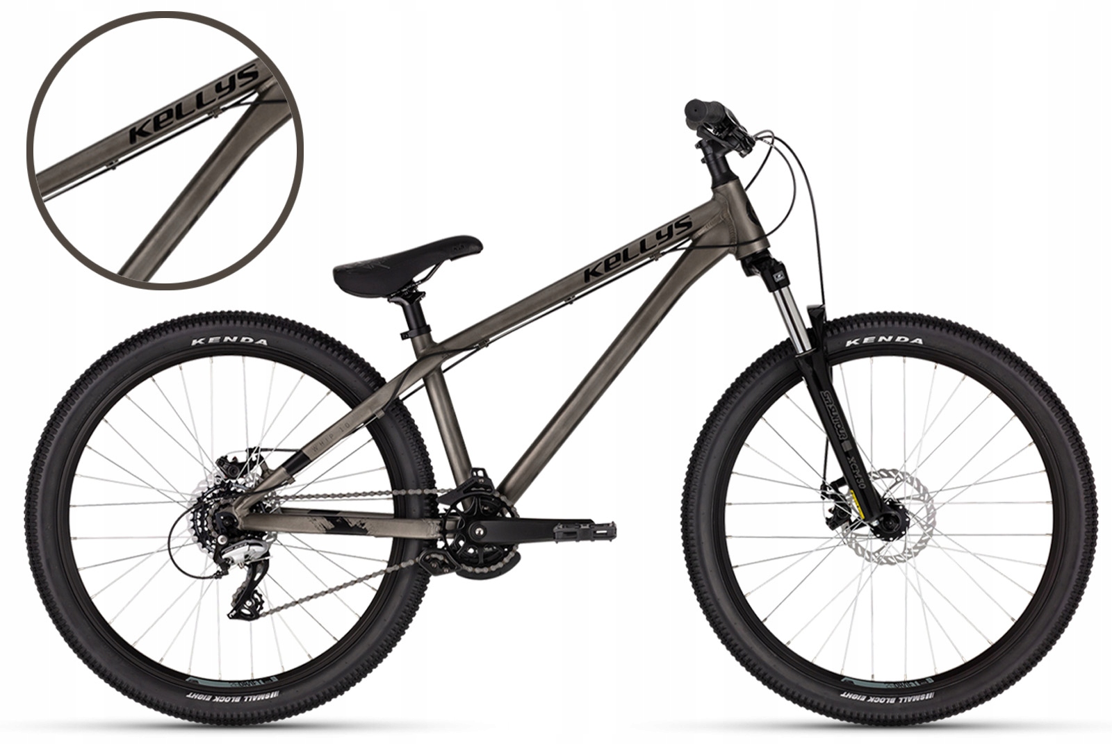 Rower DIRT 26" KELLYS WHIP 10 RAW rama M R24