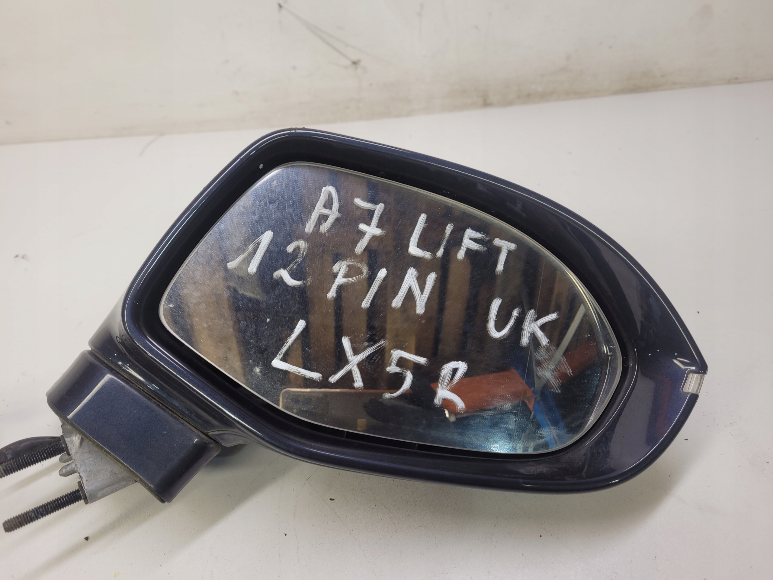 mirror exterior right AUDI A7 4G LX5R 12 PIN