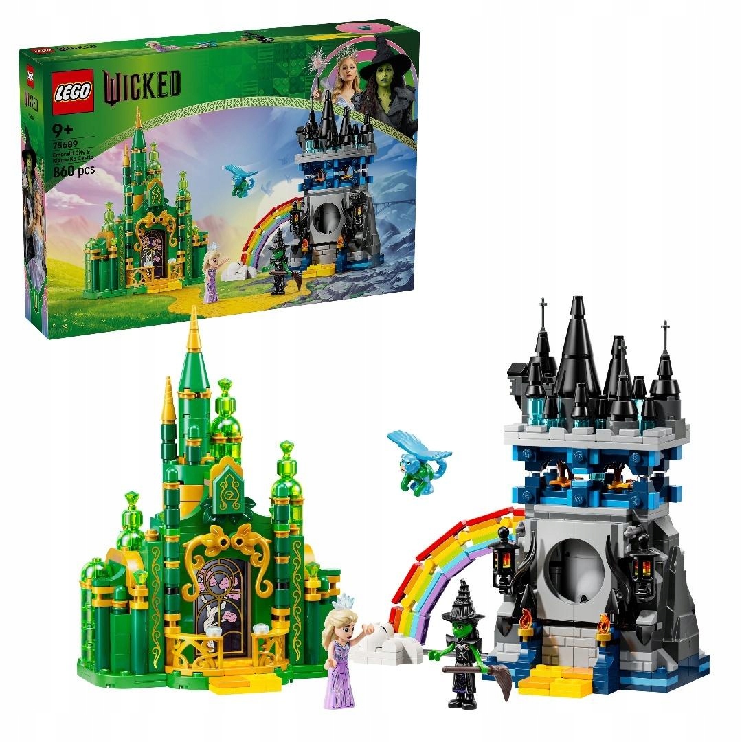 Lego(r) Emerald City a Kiamo Ko Castle 75689 – konstrukční sada Wicked