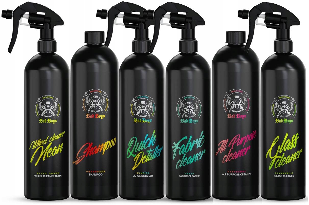 RR Customs RRC Bad Boys Mega Zestaw Kosmetyków Do Auta Detailing Prezent