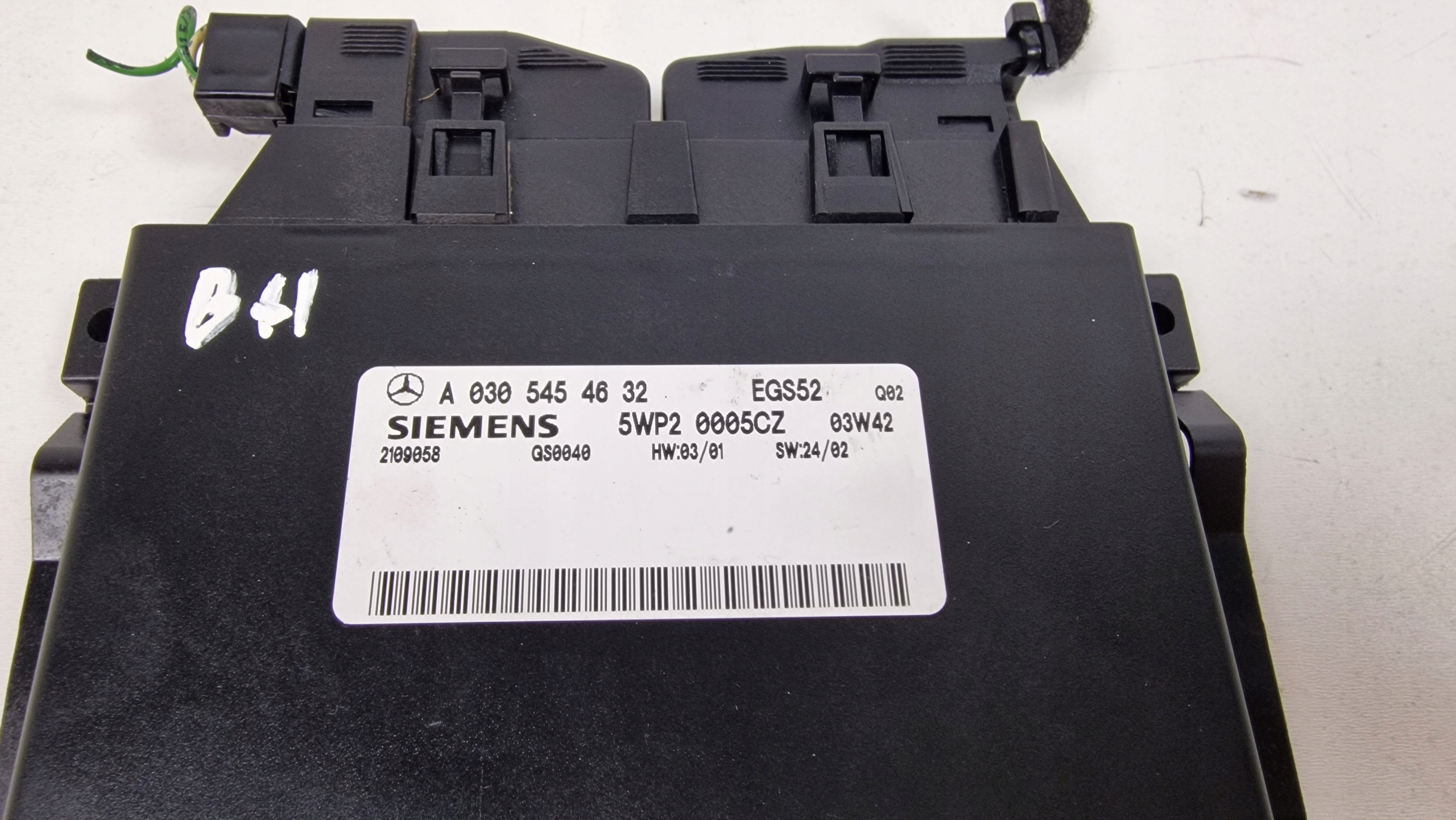 MERCEDES module control unit computer gearboxes GBIEGOW A0305454632