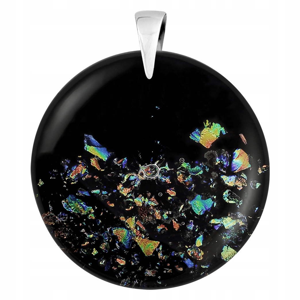 Dámský přívěsek Harf vícebarevný sklo murano kolečko