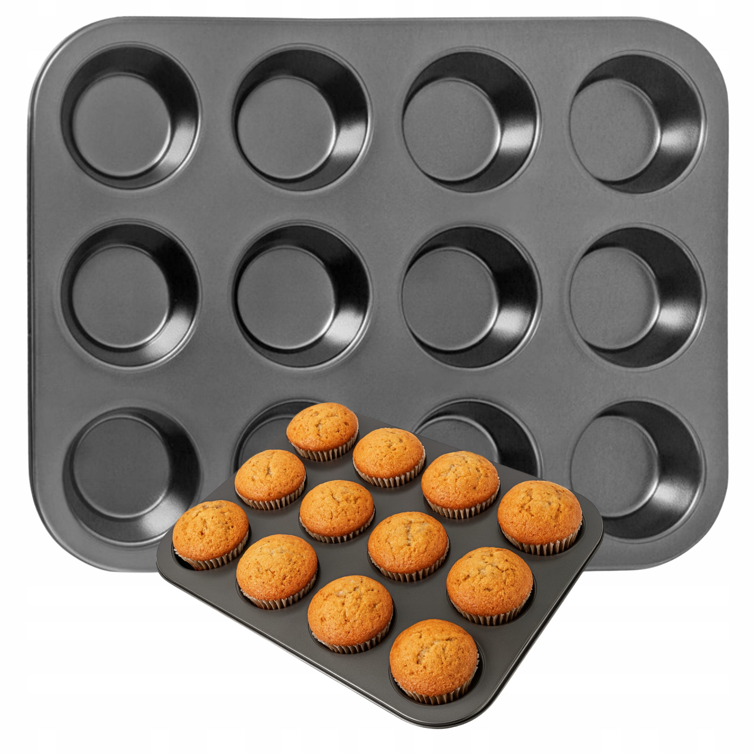 ТЕФЛОНОВАЯ ФОРМА ДЛЯ КЕКСОВ