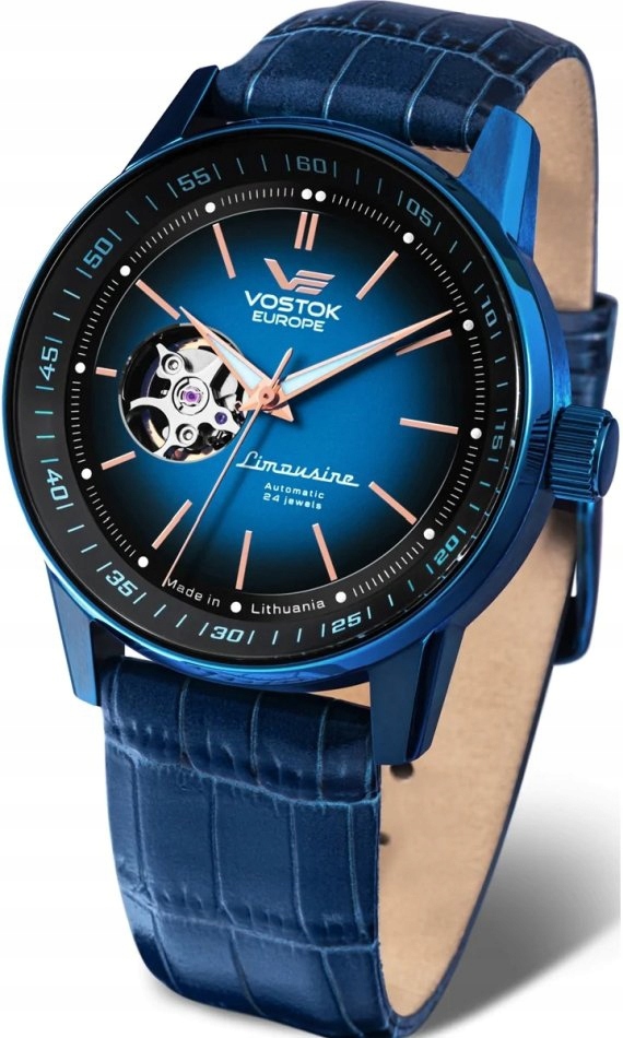 Pánské hodinky Vostok Europe NH38A-560D681 tmavě modré klasické